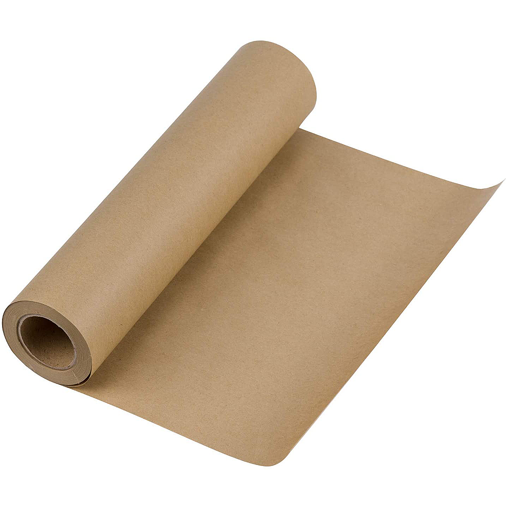 WRAPLA Brown Kraft Paper Roll - 122 CM x 30M - Natural Recyclable Paper Crafts, Art, Small Wrapping, Packing, Postal, Shipping, Dunnage & Parcel