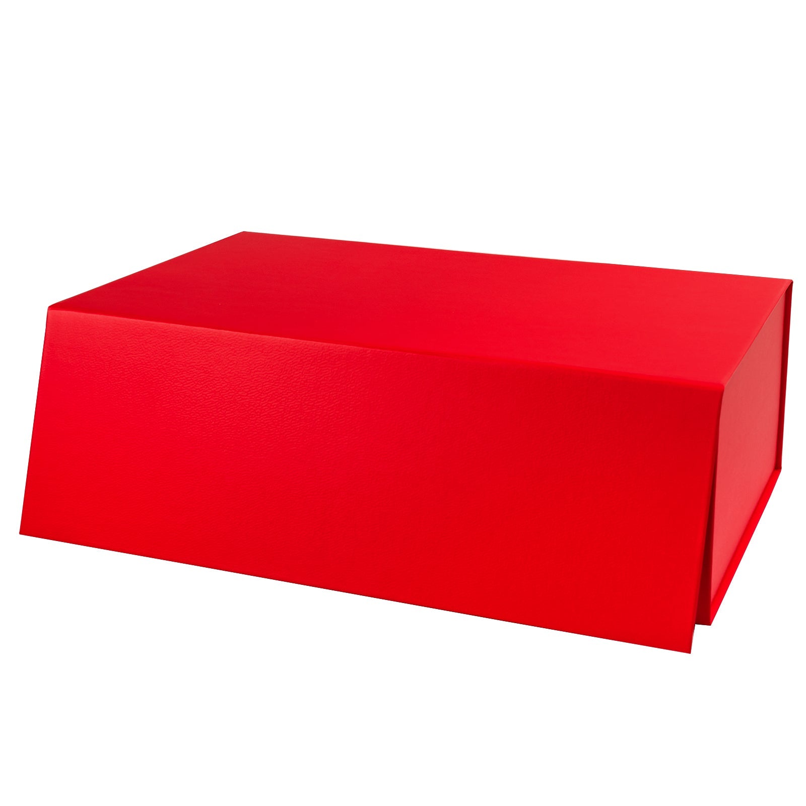 WRAPLA 35X23X10CM Red Gift Box- Collapsible Gift Box with Magnetic Closure and Tissue Paper, Perfect for Birthday, Party, Holiday, Wedding, Graduation