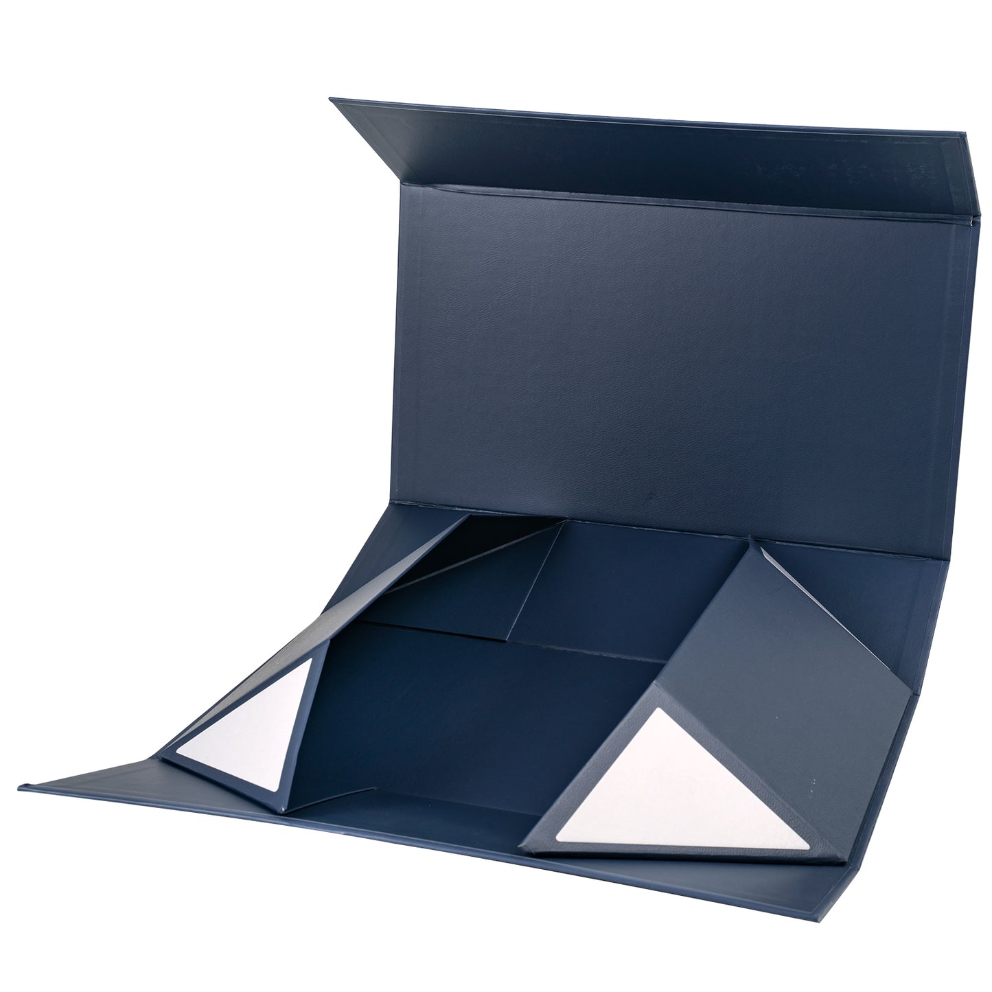 WRAPLA 35X23X10CM Blue Gift Box- Collapsible Gift Box with Magnetic Closure and Tissue Paper, Perfect for Birthday, Party, Holiday, Wedding, Graduation