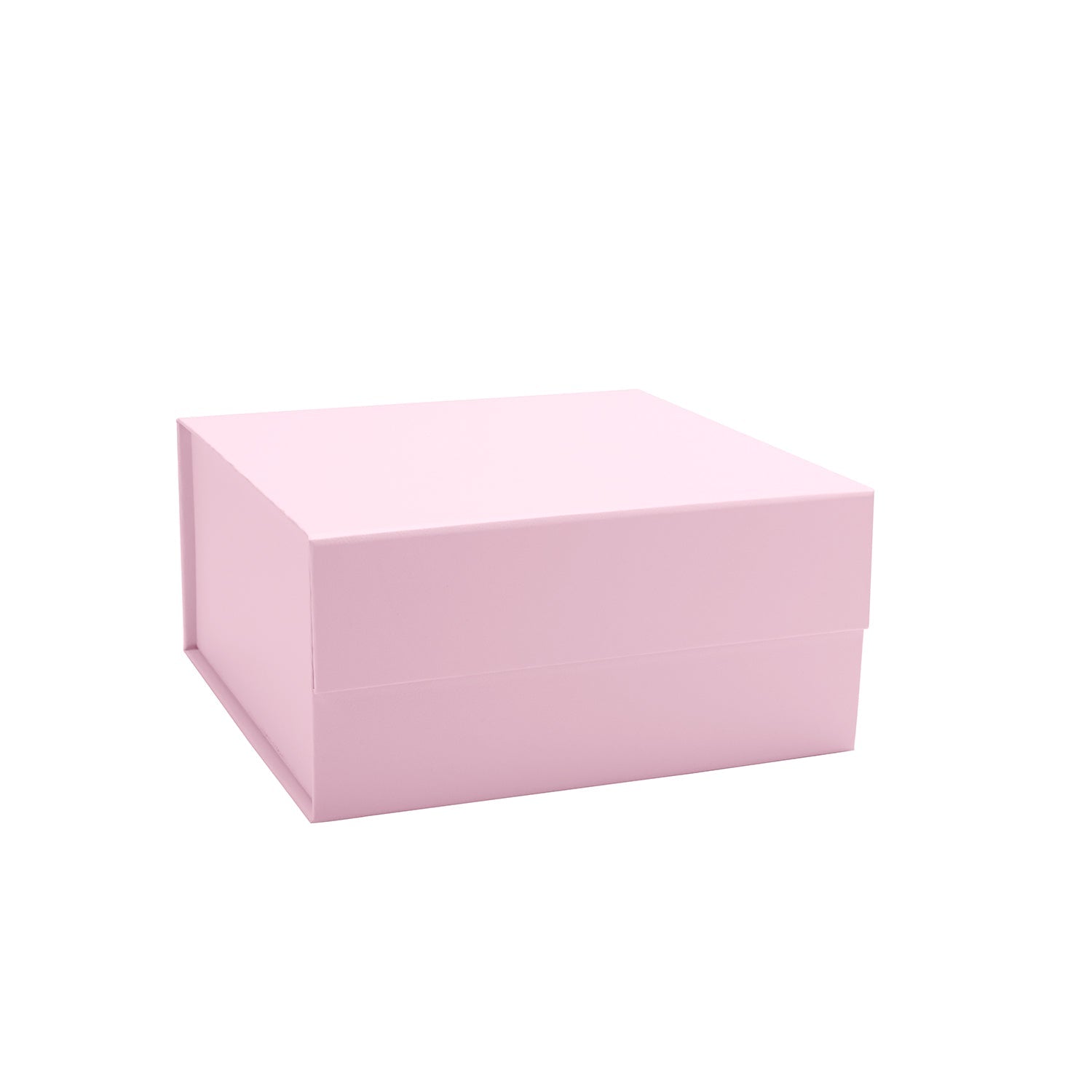 WRAPLA 20X20X10CM Pink Gift Box- Collapsible Gift Box with Magnetic Closure and Tissue Paper, Perfect for Birthday, Party, Holiday, Wedding, Graduation