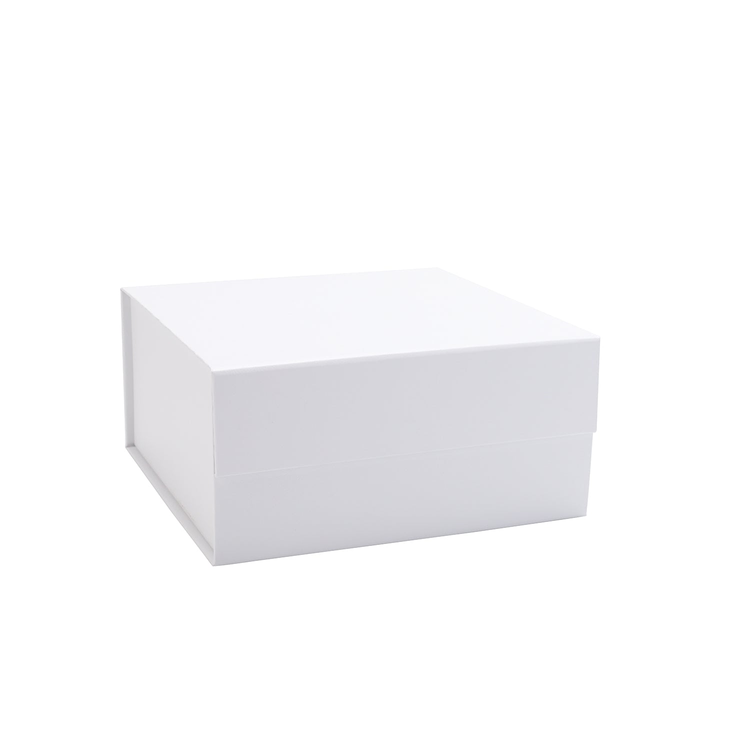 WRAPLA 20X20X10CM White Gift Box- Collapsible Gift Box with Magnetic Closure and Tissue Paper, Perfect for Birthday, Party, Holiday, Wedding, Graduation